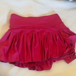 Goldhinge hot pink pleated tennis skirt size XS